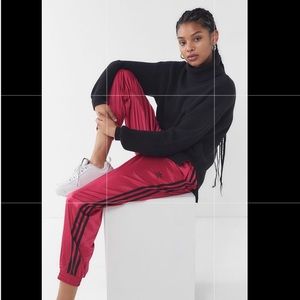 adidas satin track pants